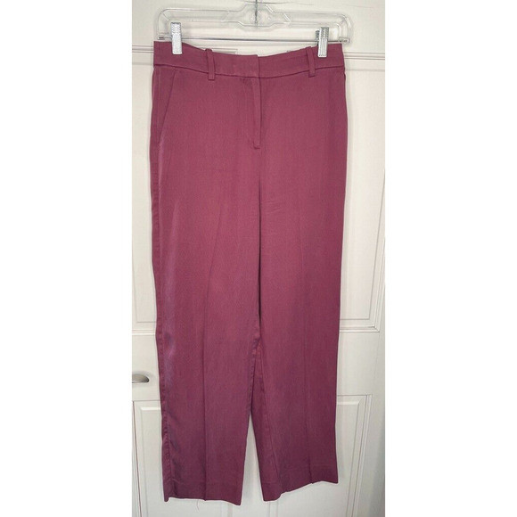 J.Crew Women's Ingrid straight leg pant Size 2 Gramercy Twill Dusty Rose Preppy - Picture 1 of 12